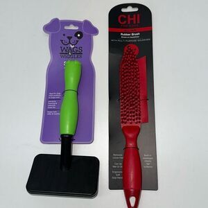 🔥2 pc bundle brush all hair for dogs New